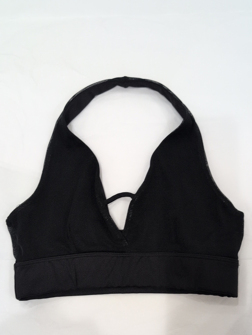 TIGER FRIDAY Mesh Halter Bra Black Size Adult Small